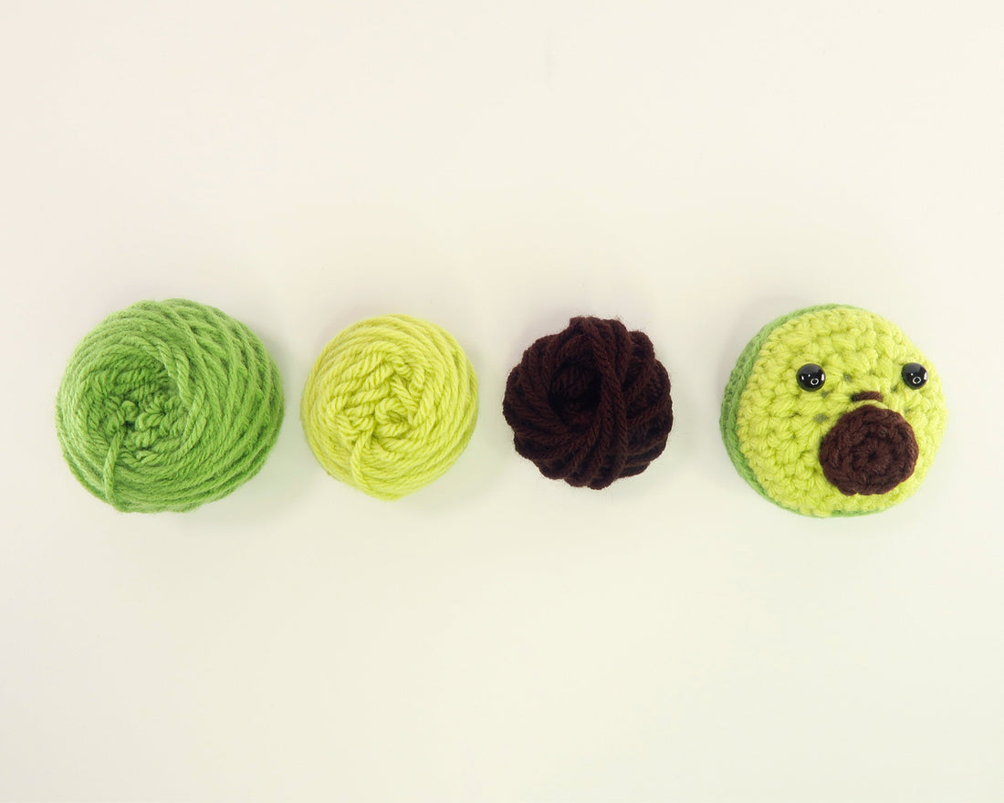 Avocado Crochet Kit & Pattern