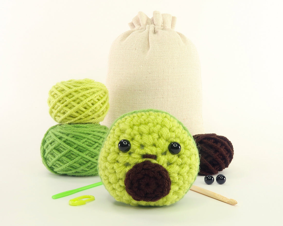 Avocado Crochet Kit & Pattern