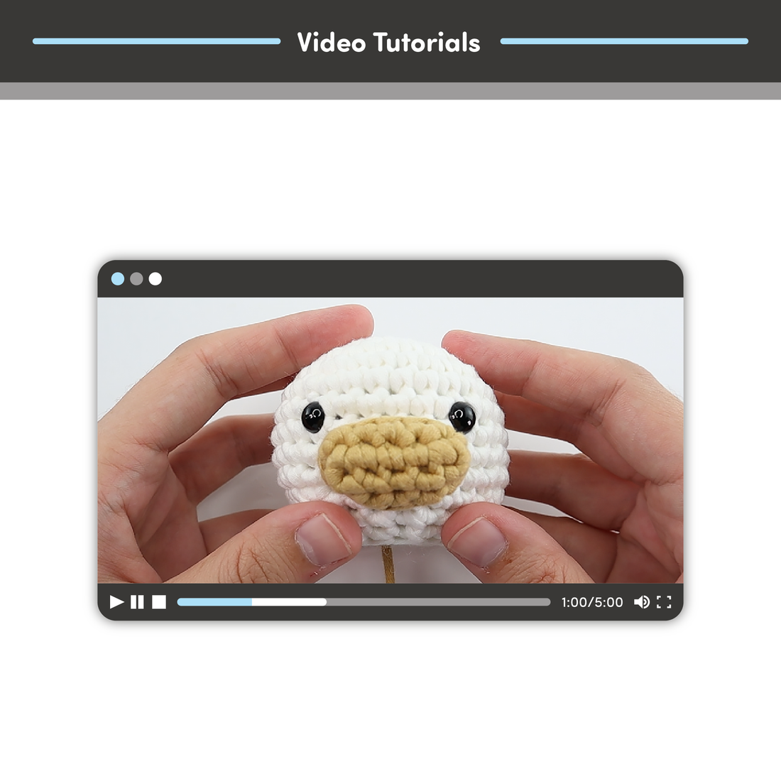 Belle The Blue Cow Crochet Kit