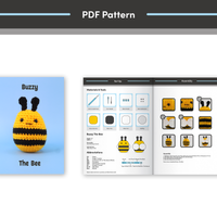 Buzzy The Bee Crochet Pattern & Video