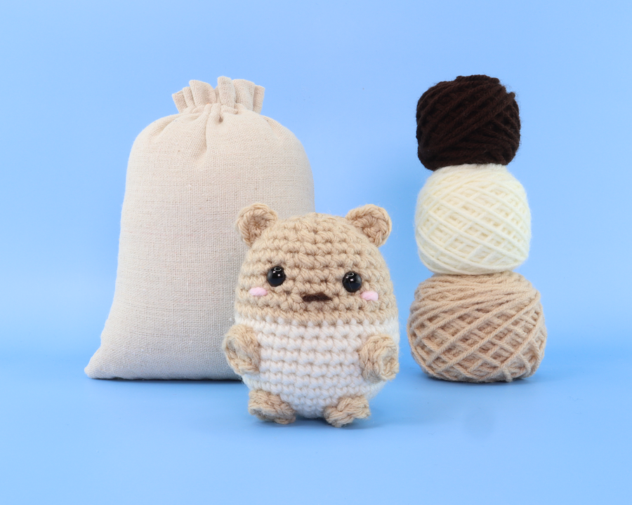 Cashew The Hamster Crochet Kit