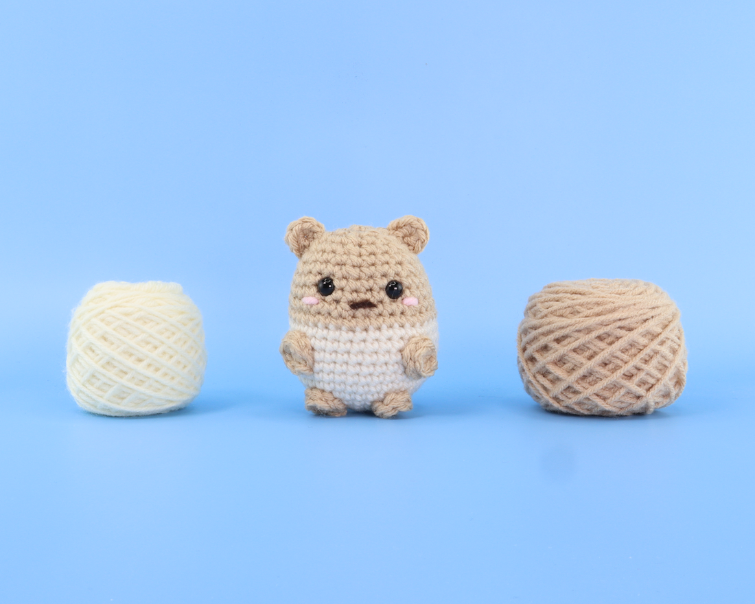 Cashew The Hamster Crochet Kit