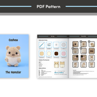Cashew The Hamster Crochet Pattern & Video