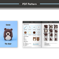 Cocoa The Bear Crochet Pattern & Video