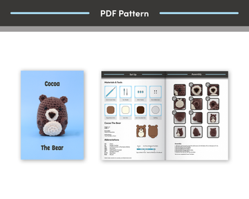 Cocoa The Bear Crochet Pattern & Video