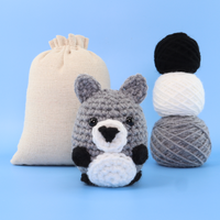 Earl The Grey Wolf Crochet Kit