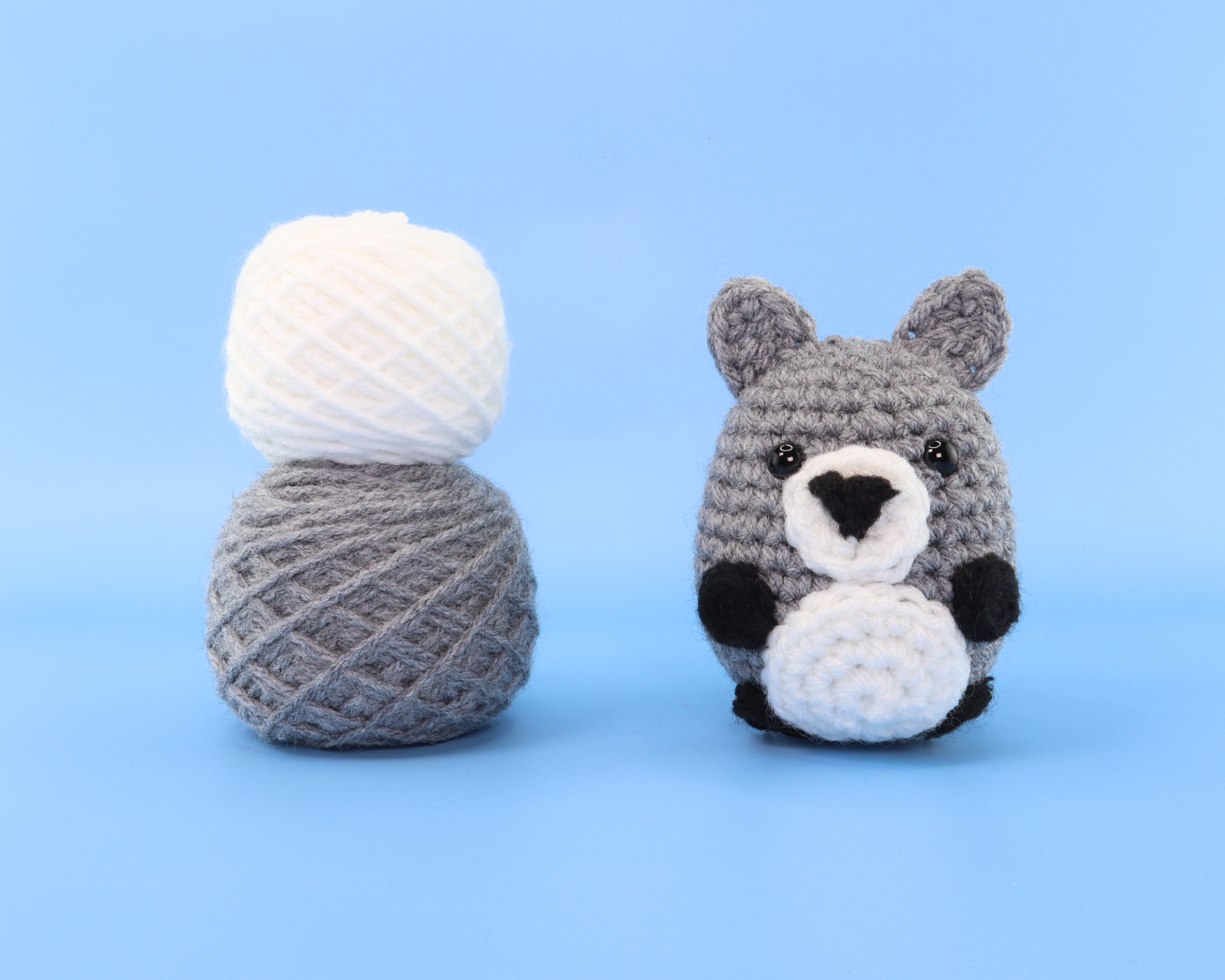 Earl The Grey Wolf Crochet Kit