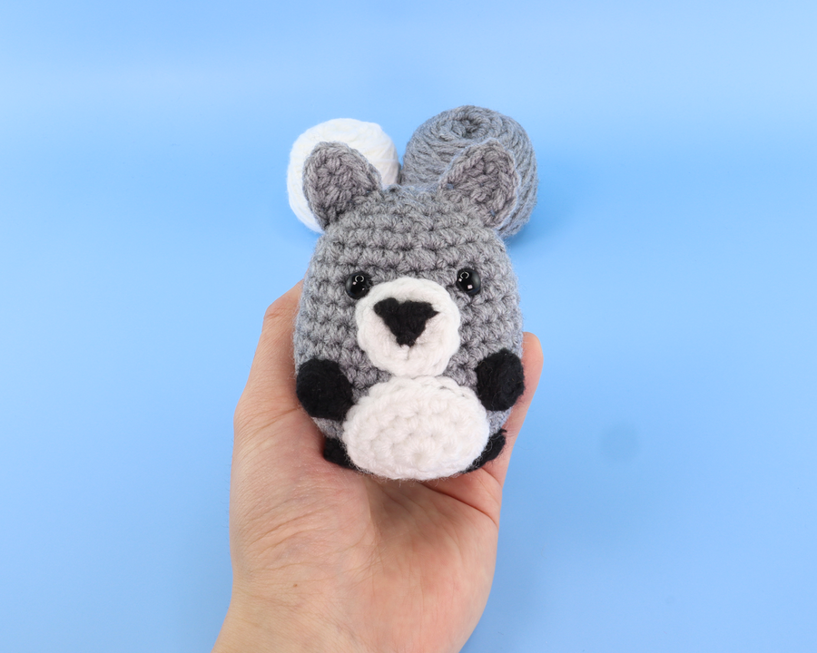 Earl The Grey Wolf Crochet Kit