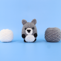 Earl The Grey Wolf Crochet Kit