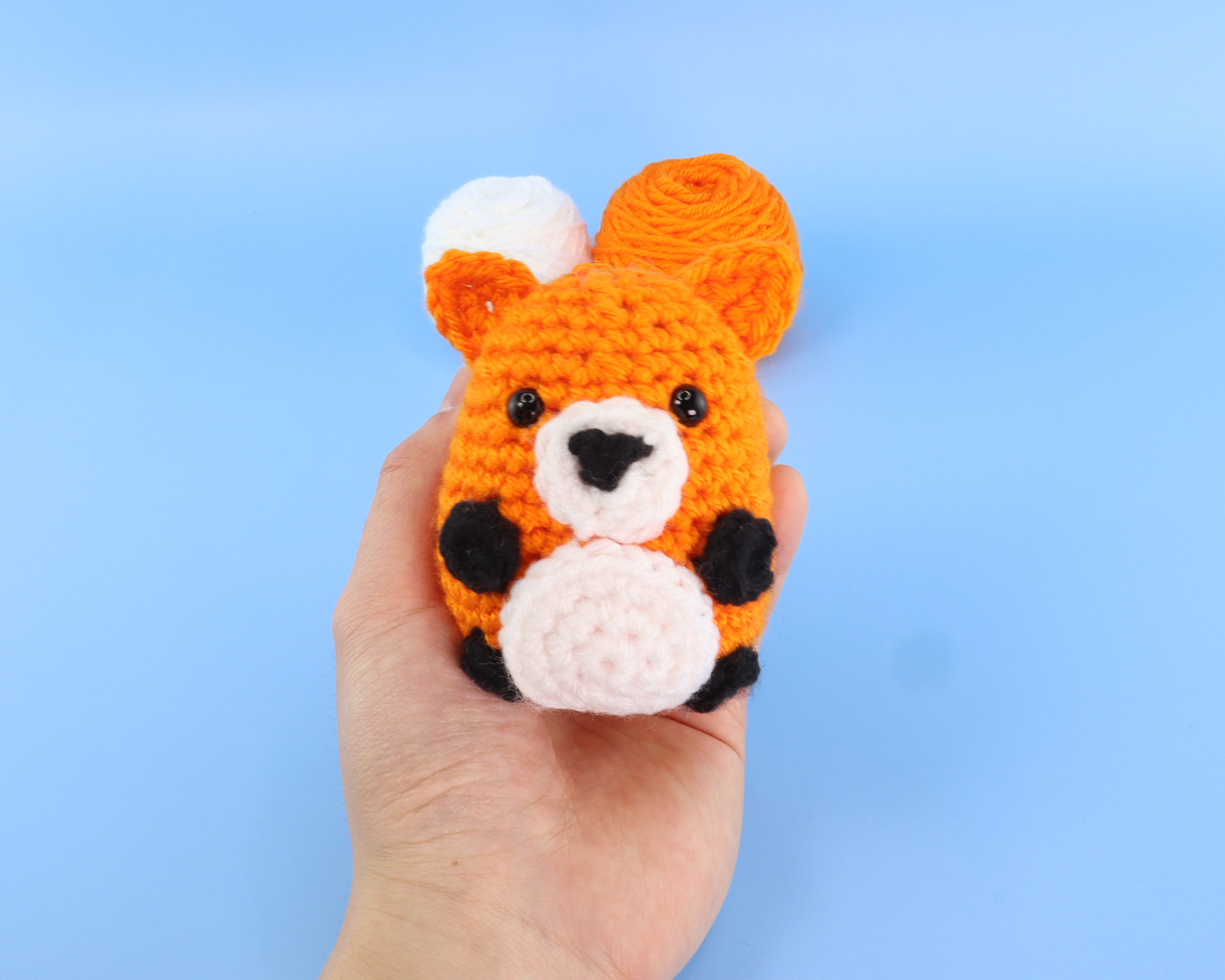 FeFe The Fox Crochet Kit – Animal Crochet Store