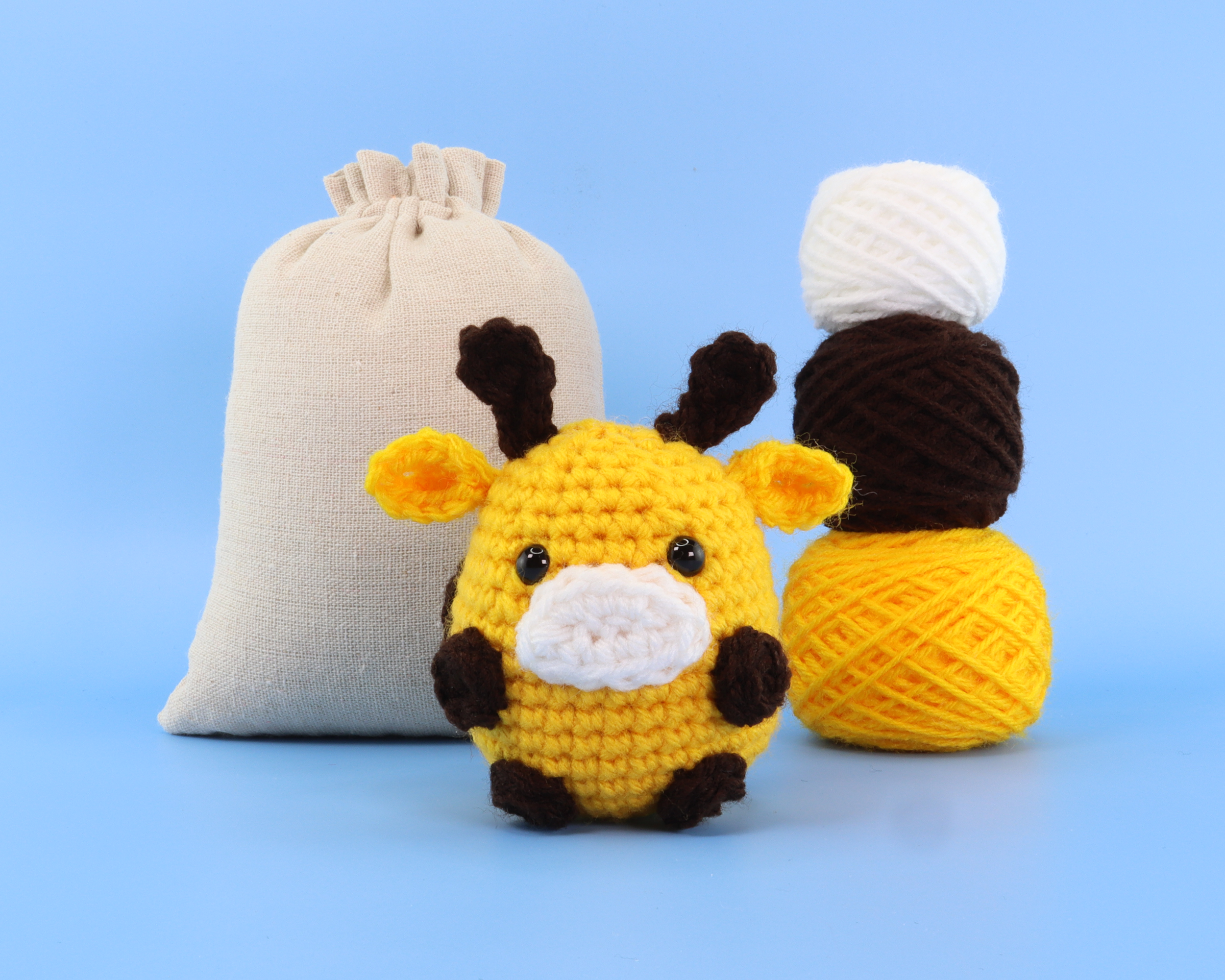 Crochet Kit for a Cute Amigurumi Animal Toy Gina the Giraffe DIY Kit/crafting  Kit/starter Pack -  Israel