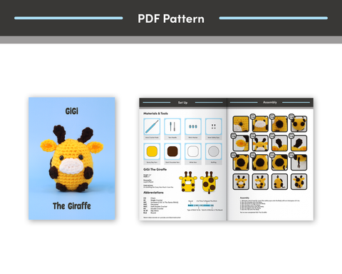 GiGi The Giraffe Crochet Pattern & Video