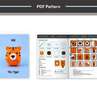 KiKi The Tiger Crochet Pattern & Video