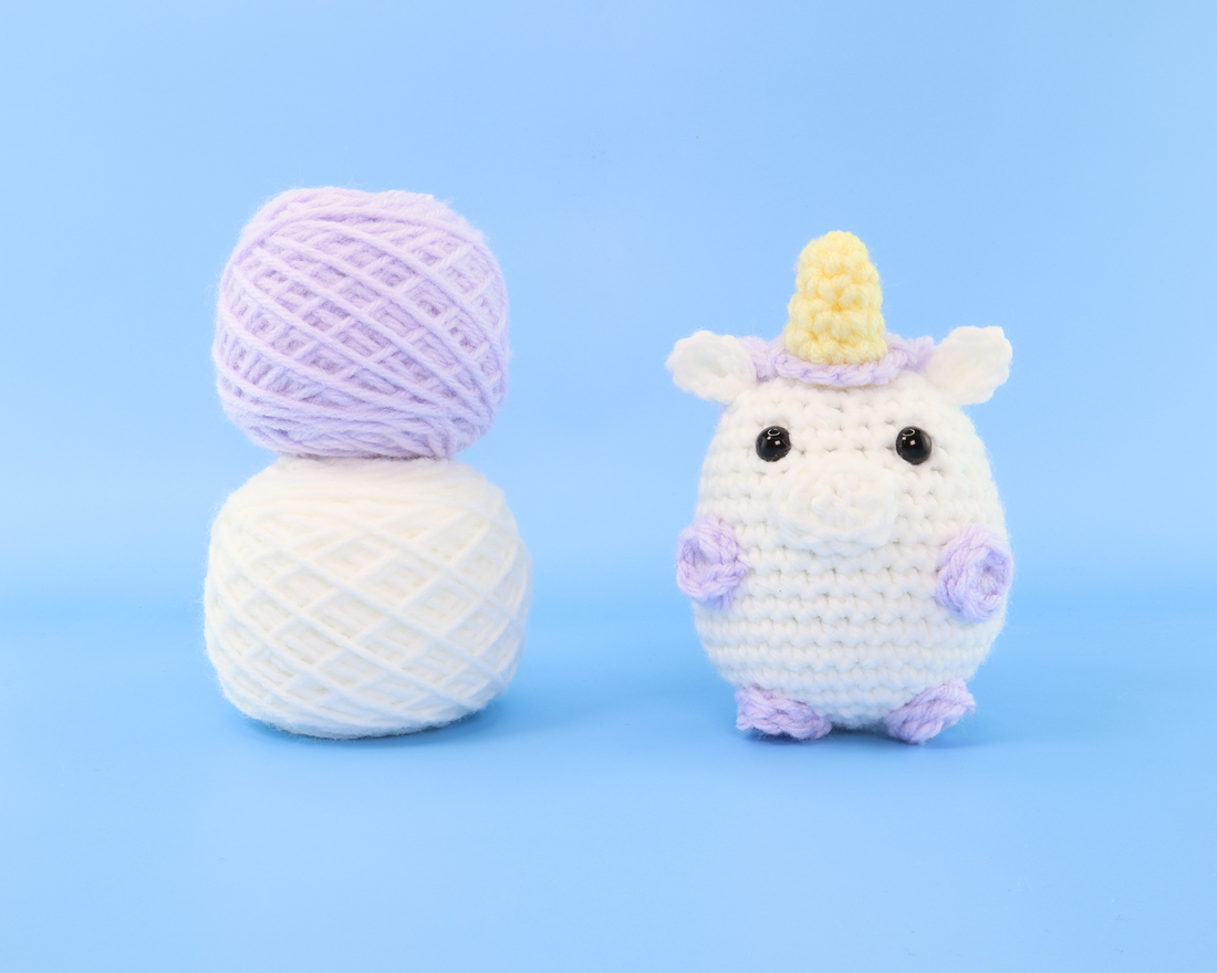 Lavender The Unicorn Crochet Kit