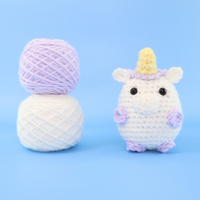 Lavender The Unicorn Crochet Kit