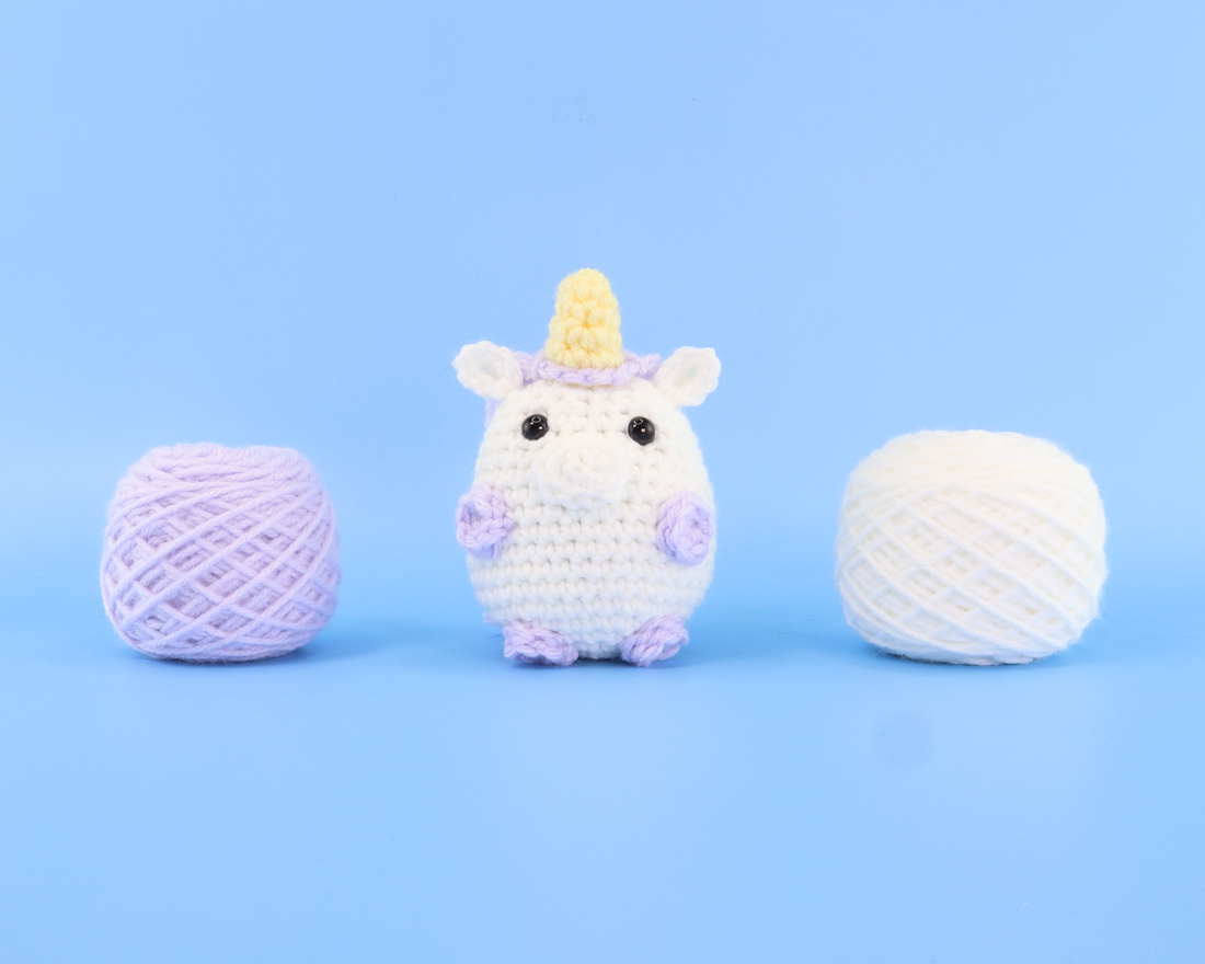 Lavender The Unicorn Crochet Kit