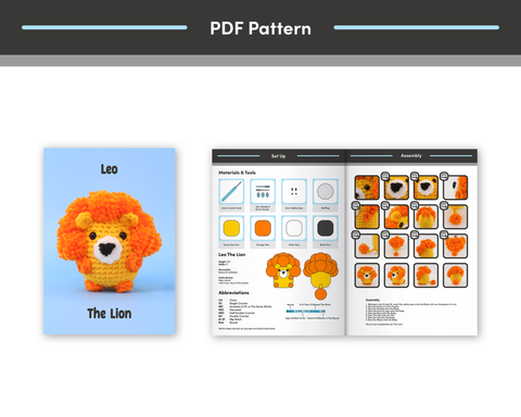 Leo The Lion Crochet Pattern & Video