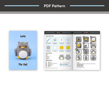 Luna The Owl Crochet Pattern & Video