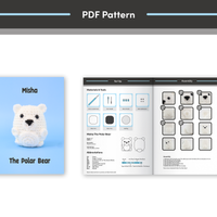 Misha The Polar Bear Crochet Kit