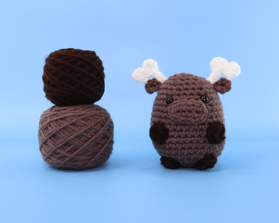 Mocha The Moose Crochet Kit