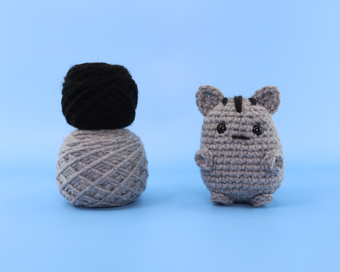 Nico The Grey Cat Crochet Kit