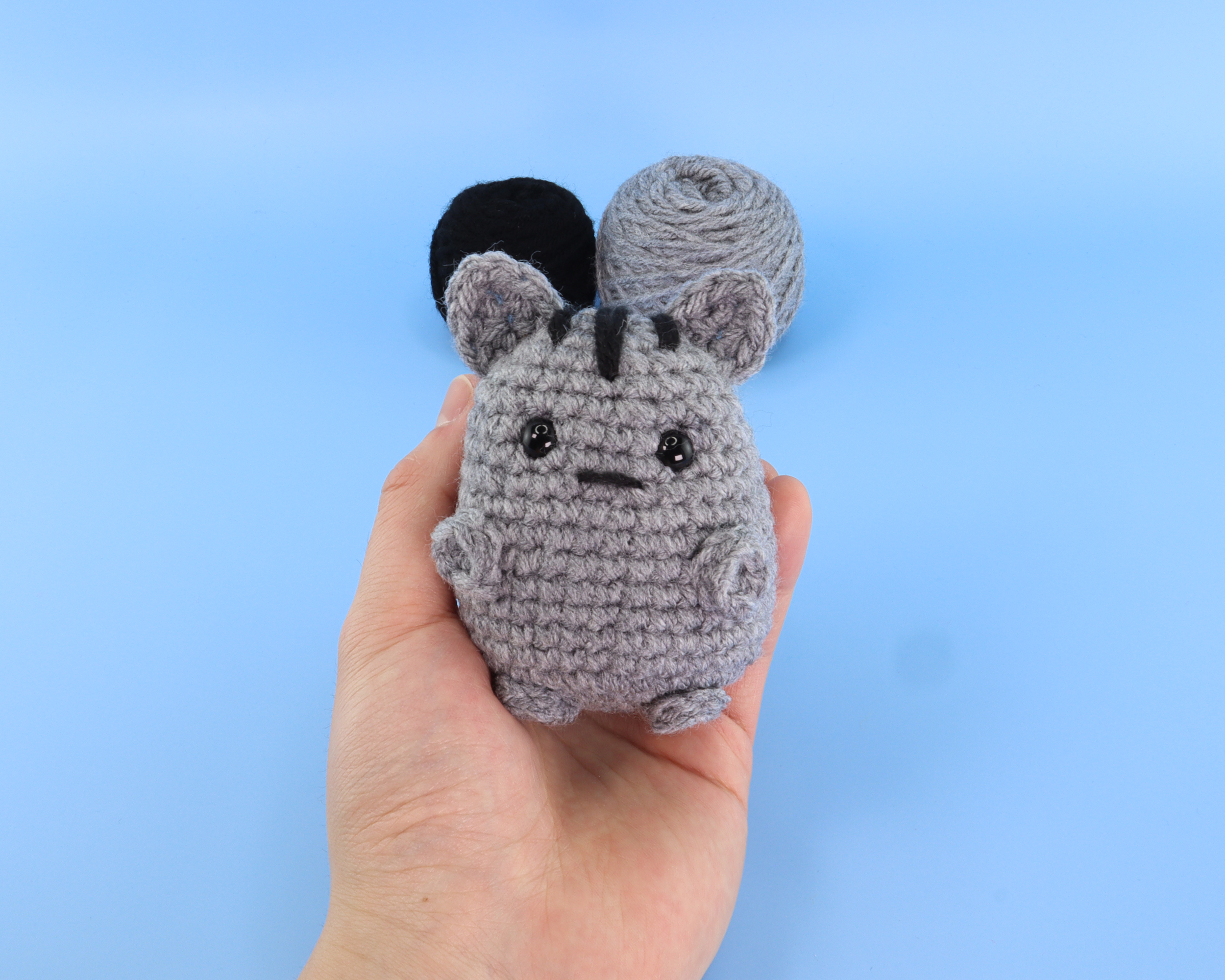 Nico The Grey Cat Crochet Kit