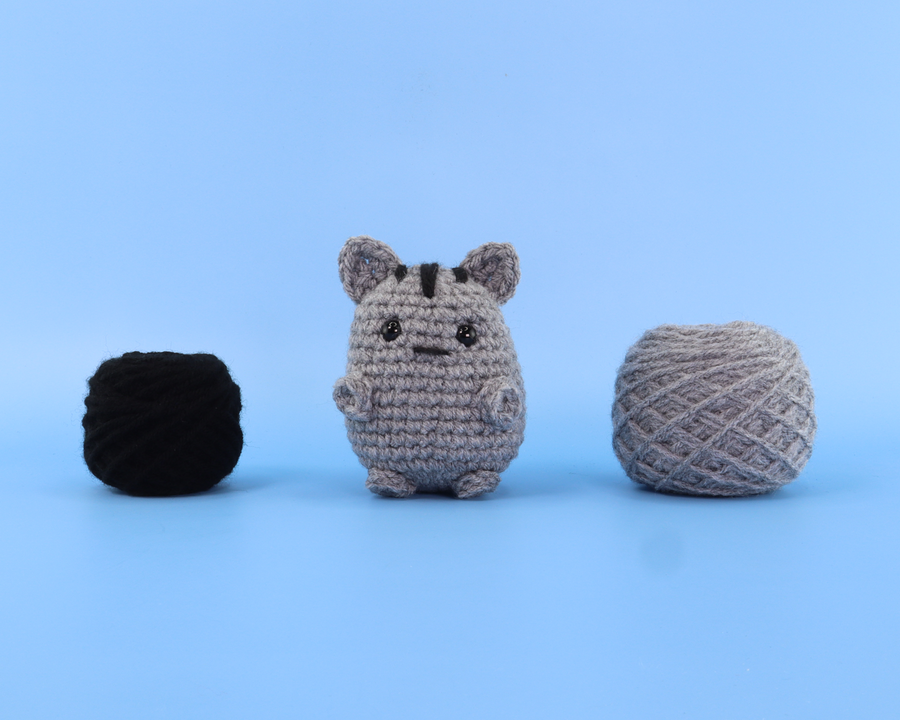 Nico The Grey Cat Crochet Kit