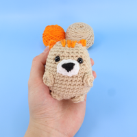 Pancake The Squirrel Crochet Kit