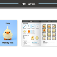 Penny The Baby Chick Crochet Pattern & Video