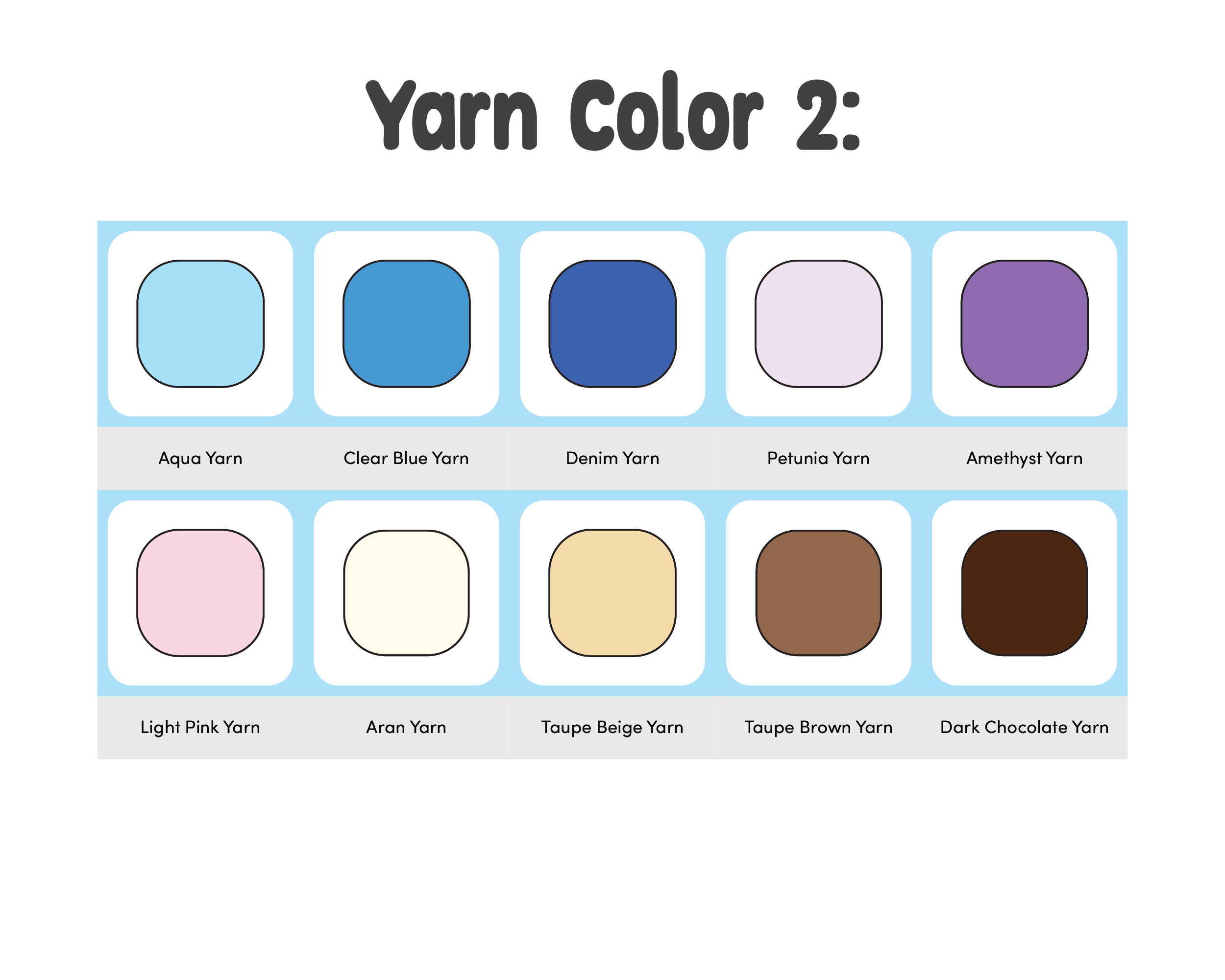 Pick Your Yarn Color Bundle