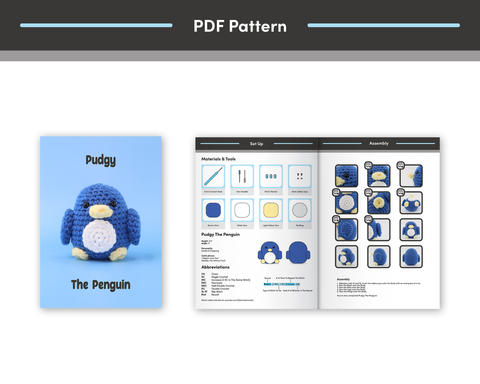 Pudgy The Penguin Crochet Pattern & Video