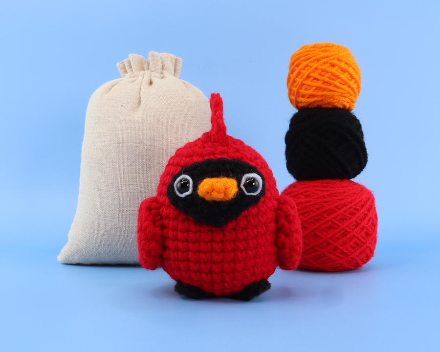 Redd The Cardinal Crochet Kit