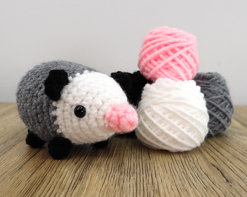 Roadkill The Opossum Crochet Kit