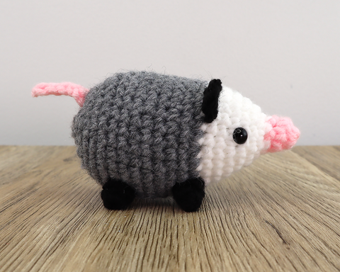 Roadkill The Opossum Crochet Kit