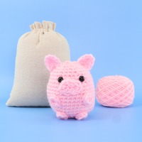 Rosy The Pig Crochet Kit