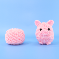 Rosy The Pig Crochet Kit