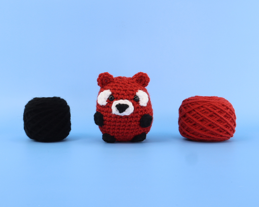 Rouge The Red Panda Crochet Kit