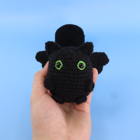 Shadow The Black Dragon Crochet Kit