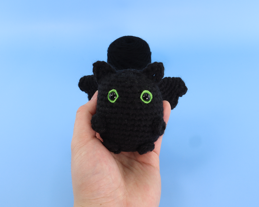 Shadow The Black Dragon Crochet Kit