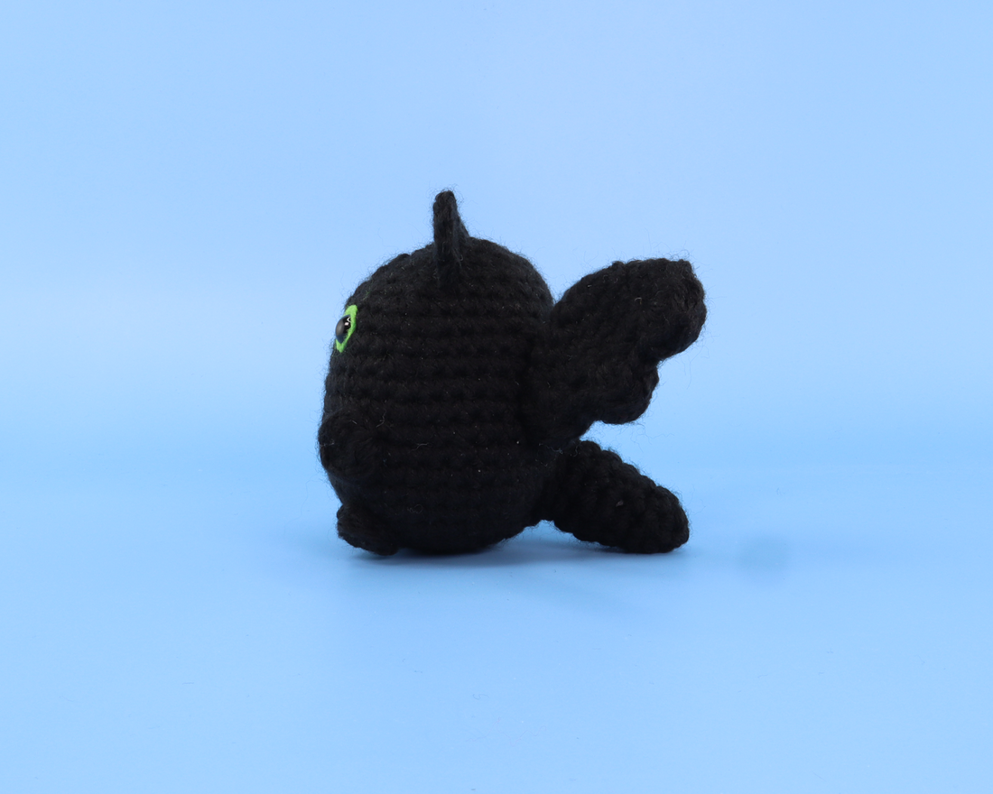 Shadow The Black Dragon Crochet Kit