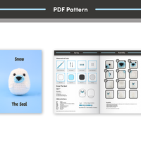 Snow The Seal Crochet Pattern & Video
