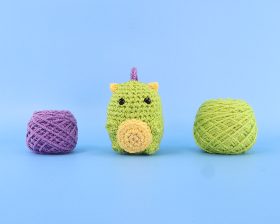 Spikey The Dinosaur Crochet Kit