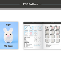 Sugar The Bunny Crochet Pattern & Video