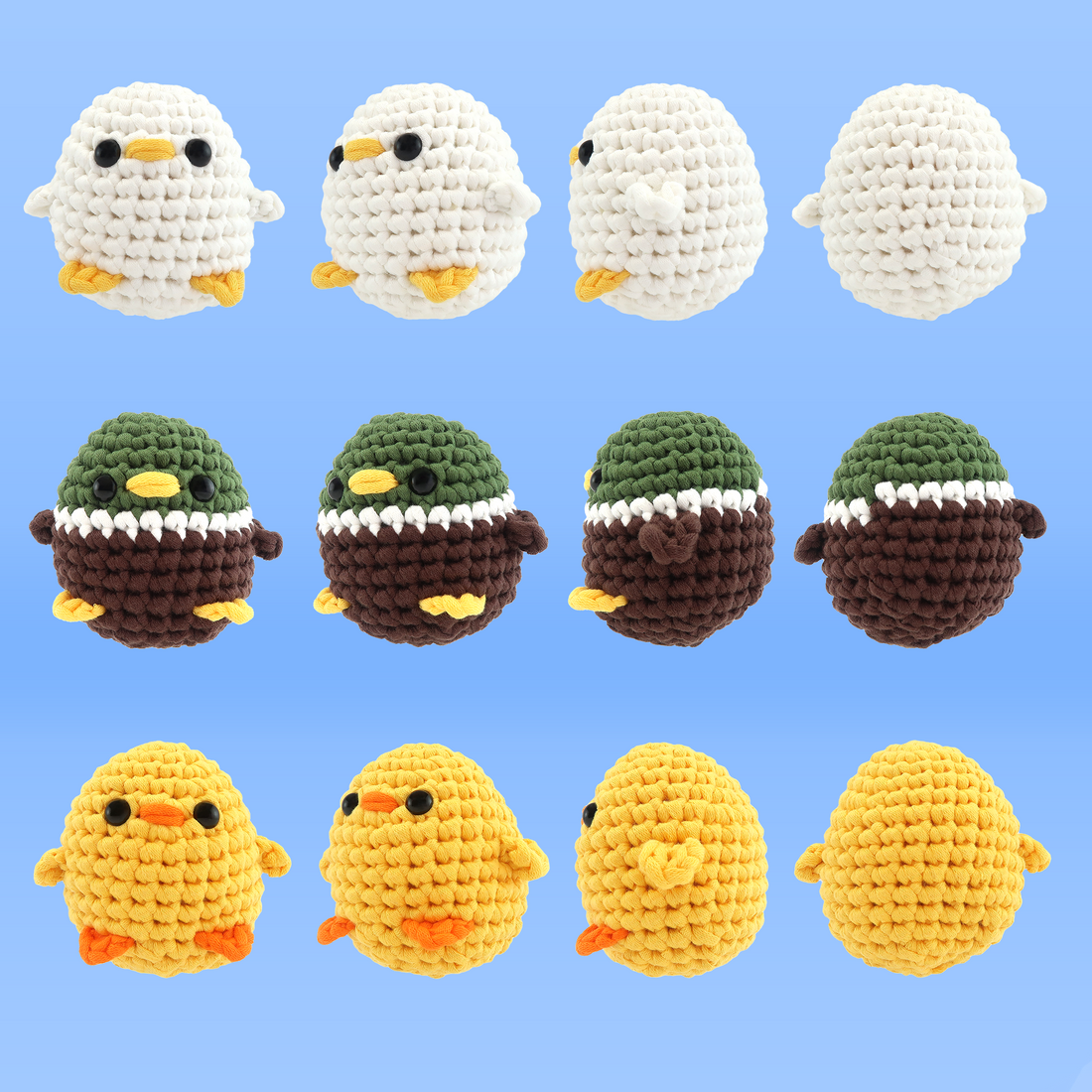 The Paddle Trio Crochet Kit