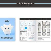 Winter The White Dragon Crochet Pattern & Video