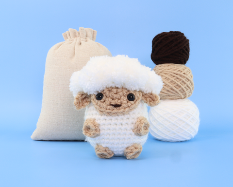  Lottie The Axolotl Crochet Kit - Crochet Animals Kit