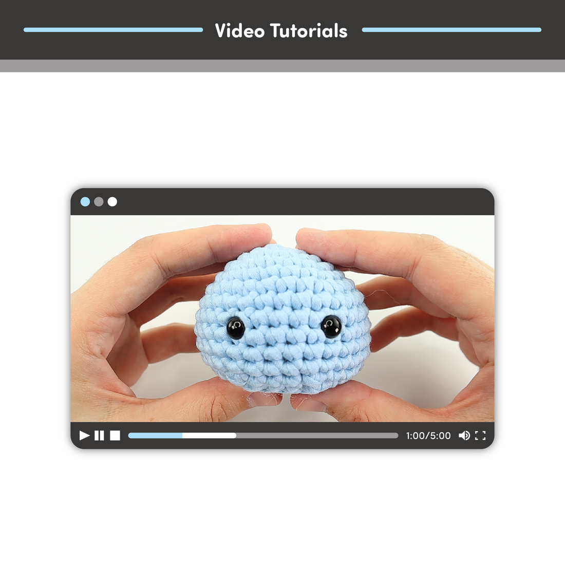 Yume The Dragon Crochet Pattern & Video