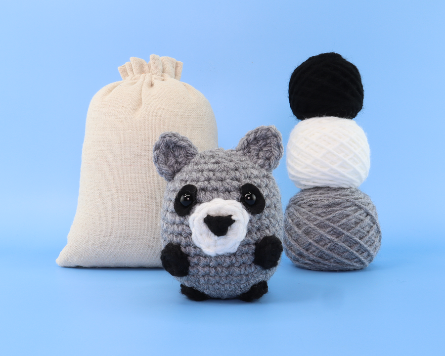 Zorro The Racoon Crochet Kit