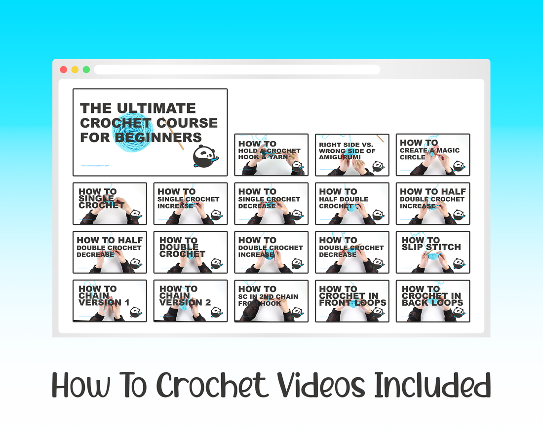 Seal Ball Crochet Kit & Pattern
