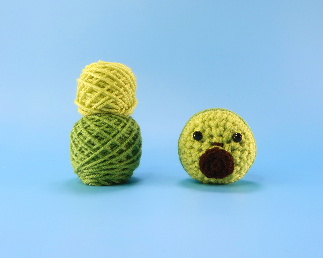 Avocado Crochet Kit & Pattern